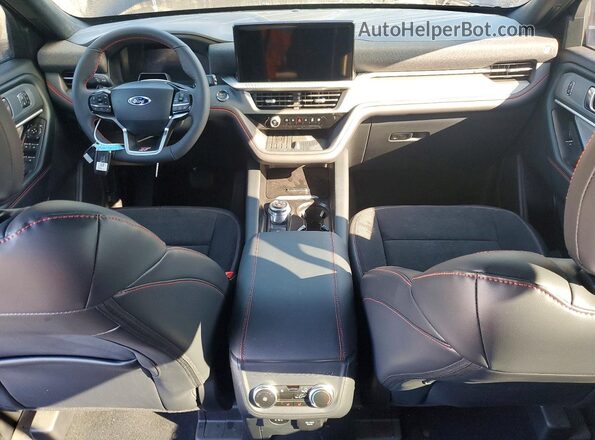 1FMWK8GC3SGC94261 2025 FORD EXPLORER Черный Вид панели приборов