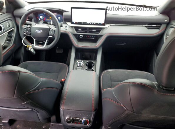 1FMWK8GC4TGA10251 2026 FORD EXPLORER Gray წინა პანელის ხედი