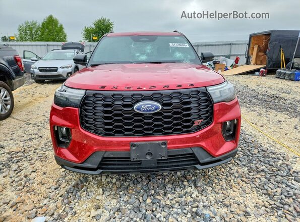 1FMWK8GC6SGC20610 2025 FORD EXPLORER Red წინა ხედი