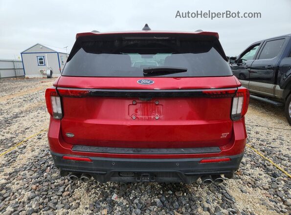 1FMWK8GC6SGC20610 2025 FORD EXPLORER Red უკანა ხედი