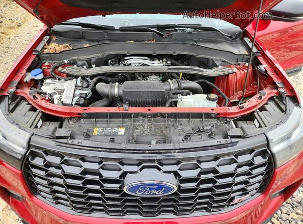 1FMWK8GC6SGC20610 2025 FORD EXPLORER Red უკანა სალონის ხედი