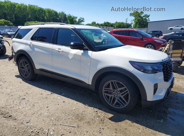 1FMWK8GC7SGC14606 2025 FORD EXPLORER Белый Передняя правая четверть