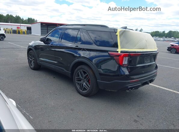 1FMWK8GC7SGC64325 2025 FORD EXPLORER Черный Задняя левая четверть