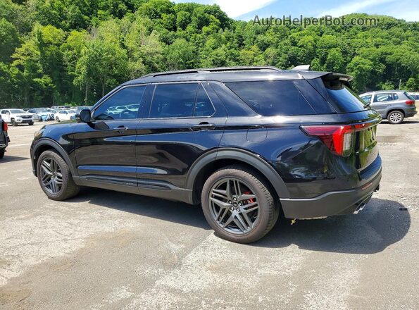 1FMWK8GC8SGC18406 2025 FORD EXPLORER Черный Задняя левая четверть