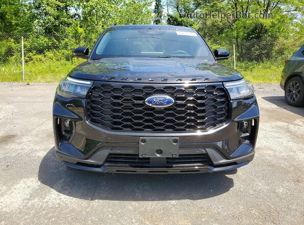 1FMWK8GC8SGC18406 2025 FORD EXPLORER Черный Вид спереди