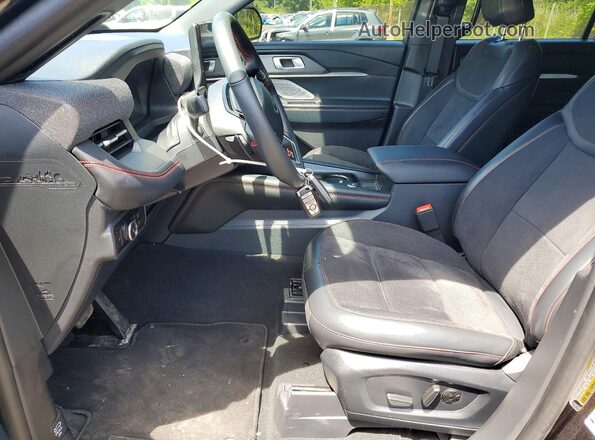 1FMWK8GC8SGC18406 2025 FORD EXPLORER Черный Вид салона спереди