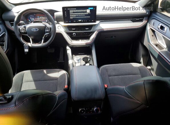 1FMWK8GC8SGC18406 2025 FORD EXPLORER Черный Вид панели приборов