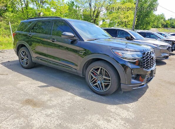 1FMWK8GC8SGC18406 2025 FORD EXPLORER Черный Передняя правая четверть