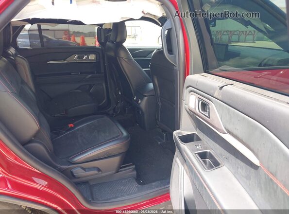 1FMWK8GCXSGA90816 2025 FORD EXPLORER Red VIN კოდის სტიკერის ხედი