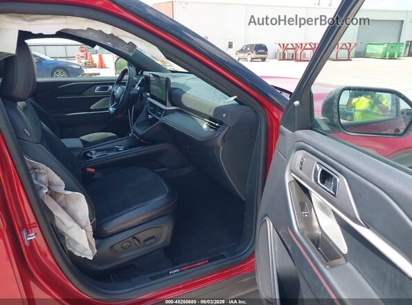 1FMWK8GCXSGA90816 2025 FORD EXPLORER Red წინა სალონის ხედი