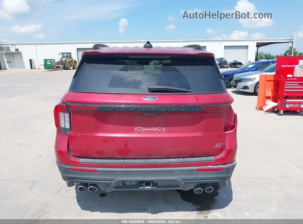 1FMWK8GCXSGA90816 2025 FORD EXPLORER Red 
