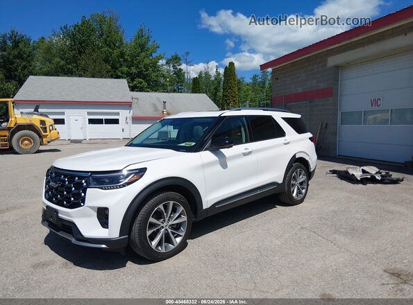 1FMWK8HC5SGA23183 2025 FORD EXPLORER Белый Передняя левая четверть