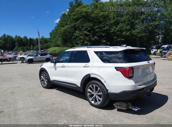 1FMWK8HC5SGA23183 2025 FORD EXPLORER Белый Задняя левая четверть