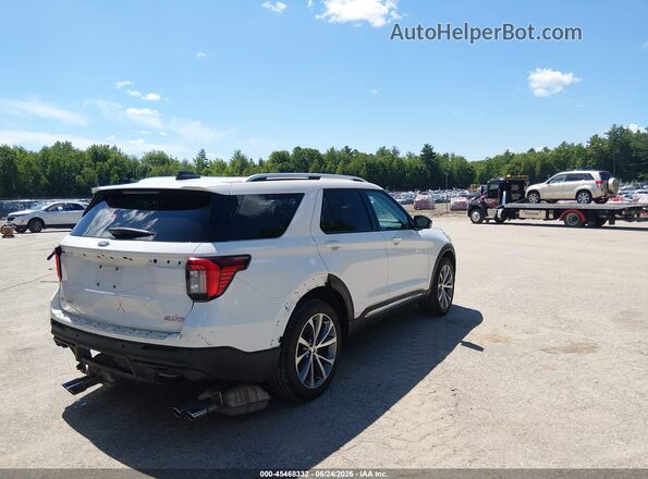 1FMWK8HC5SGA23183 2025 FORD EXPLORER Белый Задняя правая четверть