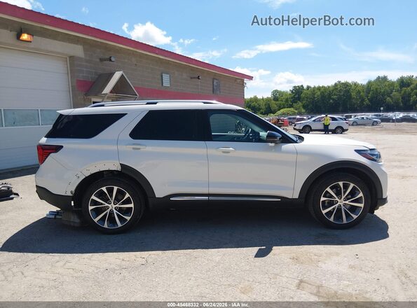 1FMWK8HC5SGA23183 2025 FORD EXPLORER Белый Панорамный вид салона 360°