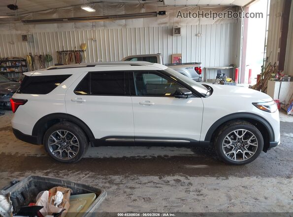 1FMWK8HC5SGC35520 2025 FORD EXPLORER White Vista interior trasera