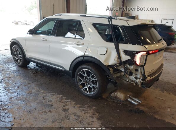 1FMWK8HC5SGC35520 2025 FORD EXPLORER White Trasero izquierdo
