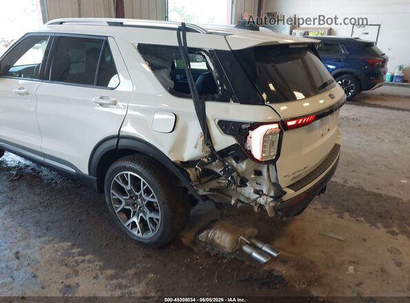 1FMWK8HC5SGC35520 2025 FORD EXPLORER White Vista frontal