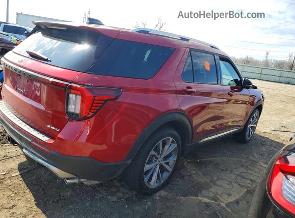 1FMWK8HC7SGA22830 2025 FORD EXPLORER Red უკანა მარჯვენა