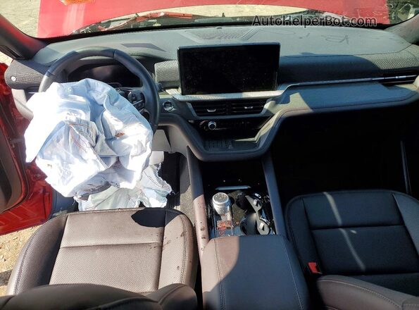 1FMWK8HC7SGA22830 2025 FORD EXPLORER Red წინა პანელის ხედი