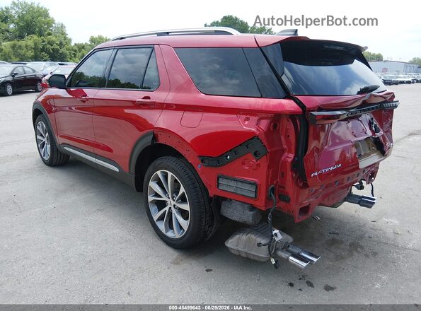 1FMWK8HCXSGA68832 2025 FORD EXPLORER Red Задня ліва чверть