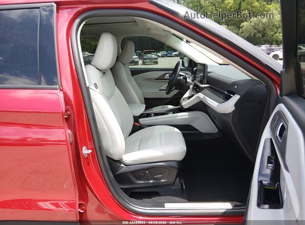 1FMWK8HCXSGA68832 2025 FORD EXPLORER Red Вид салону спереду