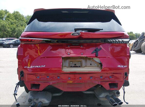 1FMWK8HCXSGA68832 2025 FORD EXPLORER Red Вид спереду