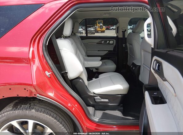 1FMWK8HCXSGA68832 2025 FORD EXPLORER Red Вид наклейки з VIN-кодом