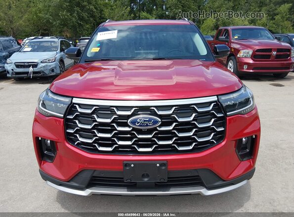 1FMWK8HCXSGA68832 2025 FORD EXPLORER Red Вид задньої частини салону