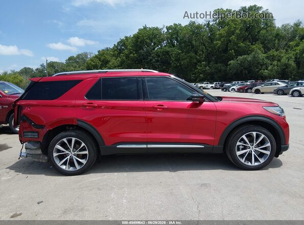 1FMWK8HCXSGA68832 2025 FORD EXPLORER Red Панорамний вид салону 360°