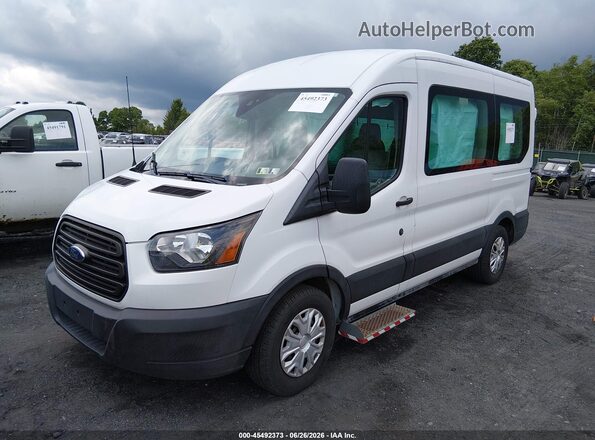 1FMZK1CM6KKA02473 2019 FORD TRANSIT-150 Белый Передняя левая четверть