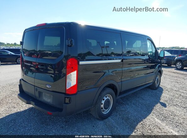 1FMZK1YM2KKB08332 2019 FORD TRANSIT-150 Black Trasero derecho