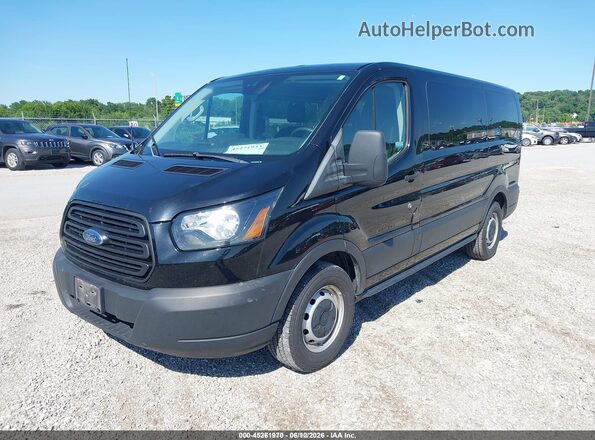 1FMZK1YM2KKB08332 2019 FORD TRANSIT-150 Black Vista tres cuartos delantera izquierda