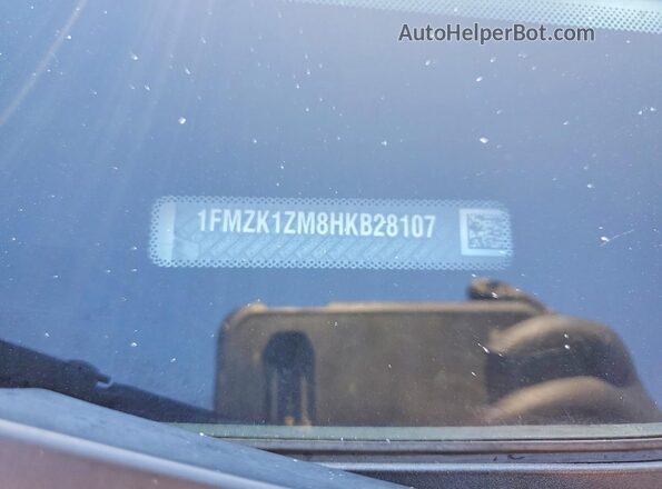 1FMZK1ZM8HKB28107 2017 FORD TRANSIT White Vista de la etiqueta del VIN