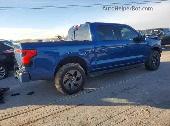 1FT6W1EV4NWG00916 2022 FORD F150 Синий Задняя правая четверть