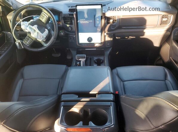 1FT6W1EV4NWG00916 2022 FORD F150 Синий Вид панели приборов