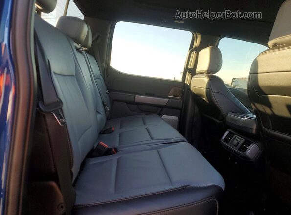 1FT6W1EV4NWG00916 2022 FORD F150 Синий Вид задних сидений