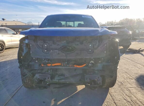 1FT6W1EV4NWG00916 2022 FORD F150 Синий Вид спереди
