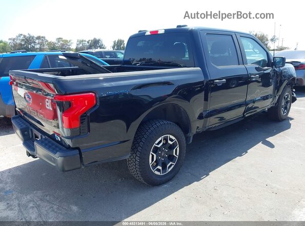1FT6W1EV4PWG11241 2023 FORD F-150 LIGHTNING Черный Задняя правая четверть