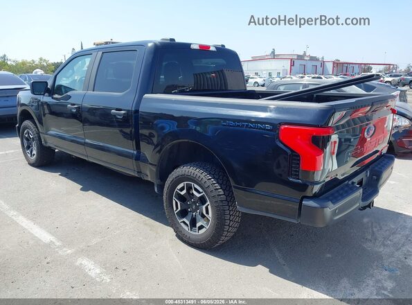1FT6W1EV4PWG11241 2023 FORD F-150 LIGHTNING Черный Задняя левая четверть