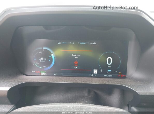 1FT6W1EV6NWG10038 2022 FORD F-150 LIGHTNING Серый Вид задних сидений