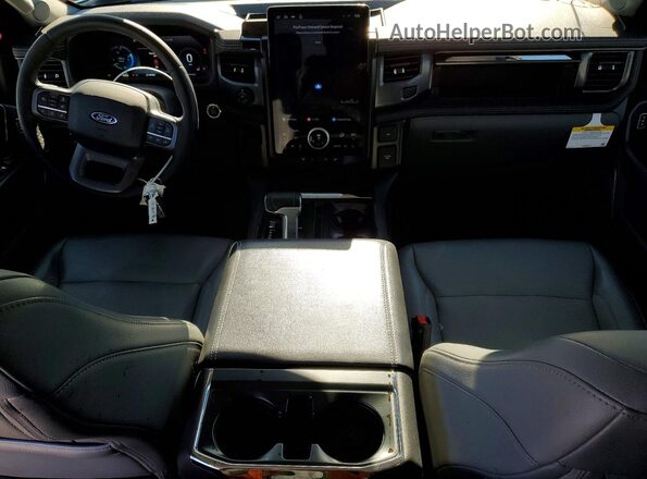 1FT6W3L75SWG01617 2025 FORD F150 Blue Vista del salpicadero