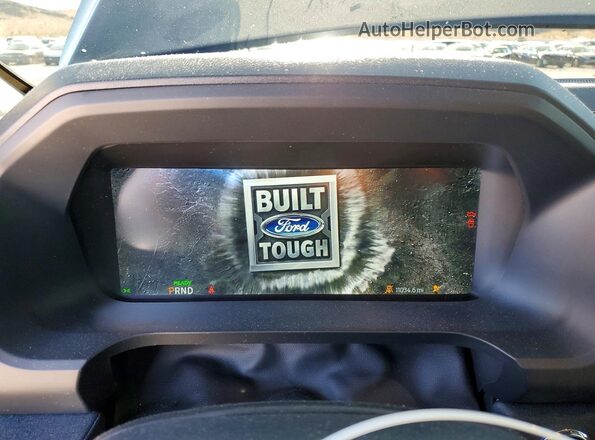 1FT6W3L75SWG01617 2025 FORD F150 Blue Vista del cuadro de instrumentos