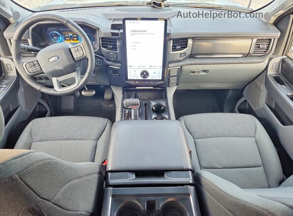 1FT6W3L77RWG26822 2024 FORD F150 Gray Вид панелі приладів