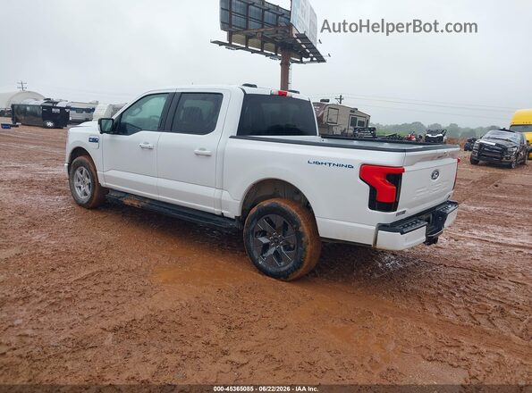 1FT6W3L7XRWG25468 2024 FORD F-150 LIGHTNING White Հետևի ձախ