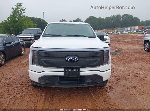 1FT6W3L7XRWG25468 2024 FORD F-150 LIGHTNING White Սարքավորումների վահանակի տեսք