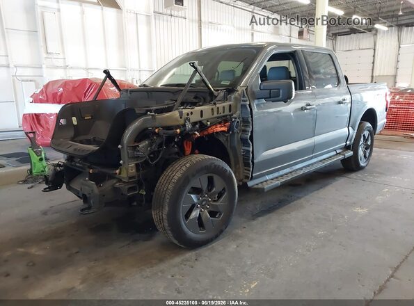 1FT6W3LU4SWG16633 2025 FORD F-150 LIGHTNING Gray Передня ліва чверть
