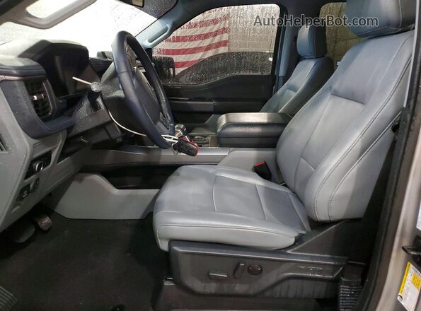 1FT6W3LU5SWG15135 2025 FORD F150 Gray წინა სალონის ხედი