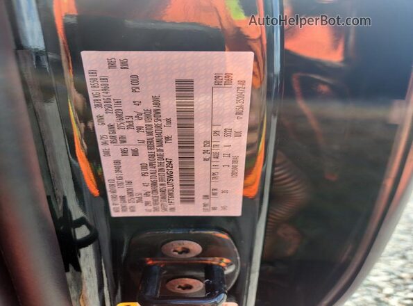 1FT6W3LU7SWG12947 2025 FORD F150 Черный 