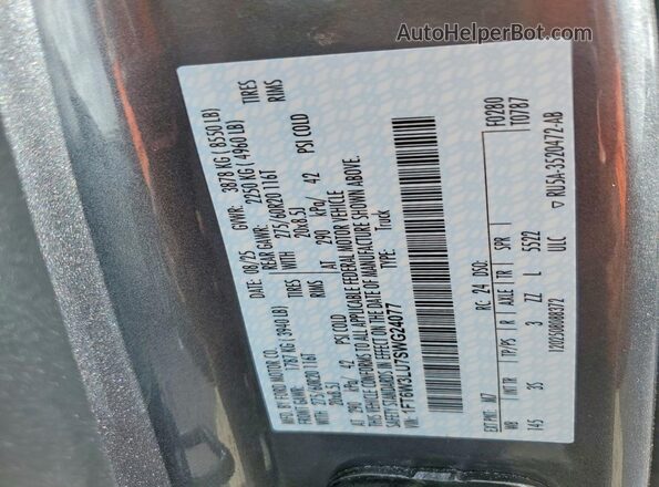 1FT6W3LU7SWG24077 2025 FORD F150 Gray 